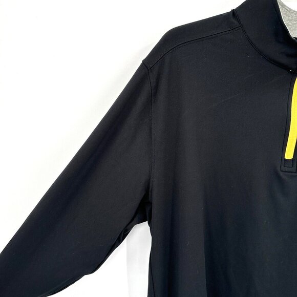 Chubbies Men's Obsidian Black Quarter Zip Pullover sz XL NWT Sweatshirt - Picture 2 of 7